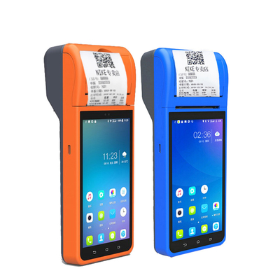 16GB пункт машины POS андроида 8,1 представляя счет Handheld терминальный систем продажи