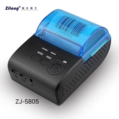 Принтер Bluetooth мини портативного принтера Waybill термальный 58mm ZJ-5805