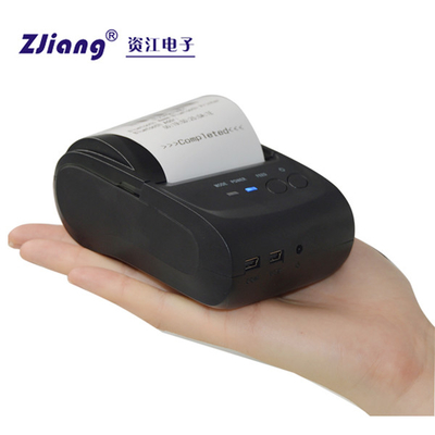 Принтер ZJ-5802 ресторана Bluetooth портативного принтера получения 58mm термальный