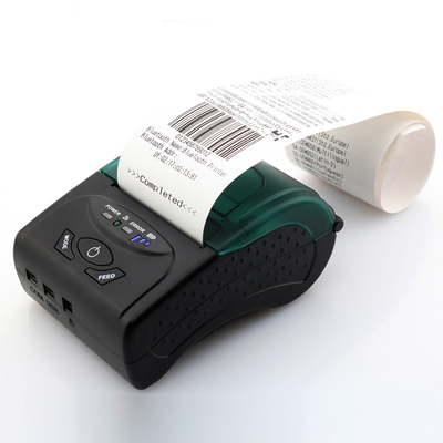 принтер Bluetooth беспроводных портативных принтеров 58mm термальный мини для печатания получения кода QR