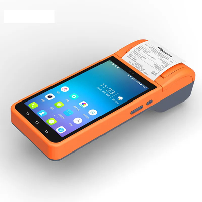 Терминал POS системы андроида 8,1 Handheld с принтером 58mm термальным