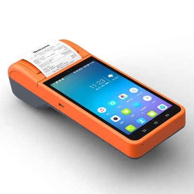Терминал POS системы андроида 8,1 Handheld с принтером 58mm термальным